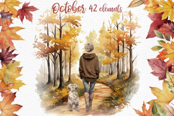 Download Fall Leaves Clipart Autumn Forest Path - Fall leaves Collection